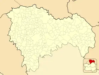 Tendilla, Spain is located in Province of Guadalajara