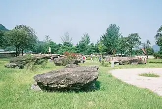 Capstones of southern-style megalithic burials in Guam-ri, North Jeolla Province, South Korea