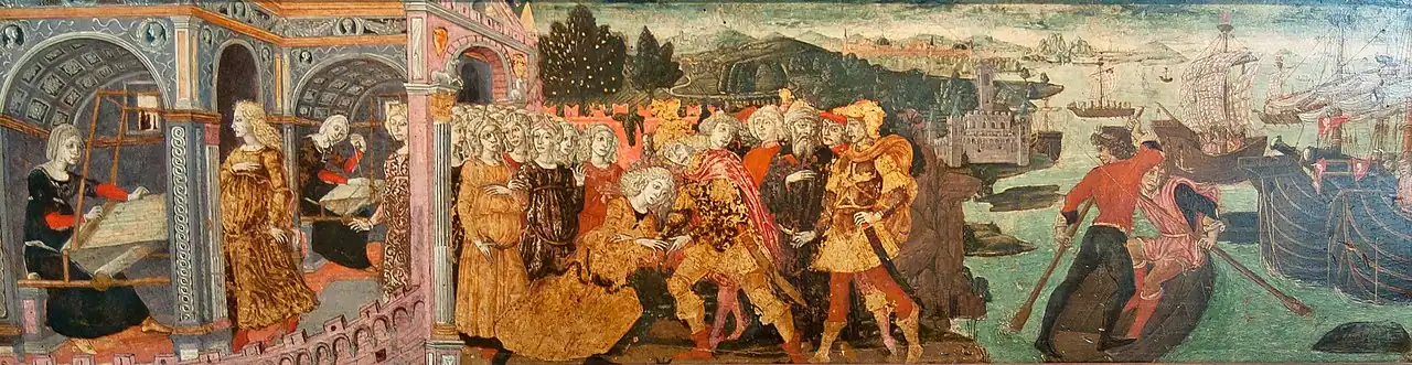 The Voyage of Ulysses, by Guidoccio Cozzarelli (about 1480)