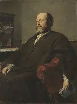 A painting of Émile Augier, the prize's namesake.