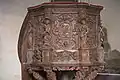 Carvings on the pulpit
