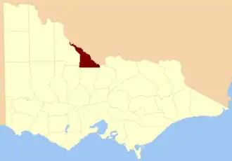 Location in Victoria