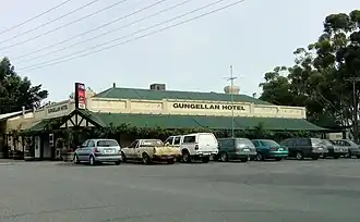 The hotel in Freeling, used as a set in McLeod's Daughters