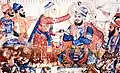 Baba Buddha crowning the fifth guru