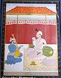 Miniature painting of Guru Har Krishan
