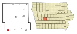 Location in the State of Iowa