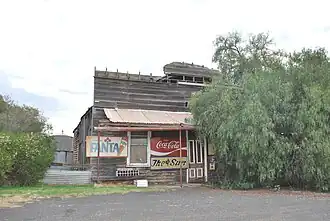 The abandoned General store at Gymbowen