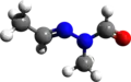 Ball and stick model of gyromitrin