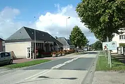 the center of the commune