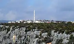 Across the canyon