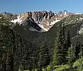 North aspect of Tatie Peak centered