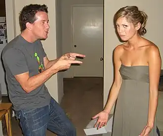 "Too slow!" (with optional finger-guns)