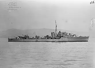 O and P-class destroyer