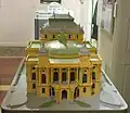 Model of the theatre in Zagreb City Museum