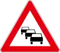 A18 Traffic queues ahead