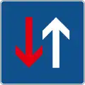 C01 Priority over oncoming traffic