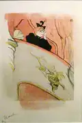 The Box with the Gilded Mask, 1894, colour crayon, brush and spatter lithograph with scraper[61]