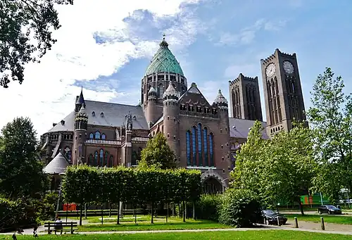 Cathedral of St Bavo, Haarlem in Haarlem, The Netherlands, 1898