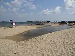 The river mouth