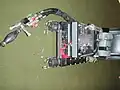 Halcyon PVR-BASC semi-closed circuit rebreather - open, from top/front