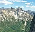 Half Moon and Wallaby Peak from Early Winters Spires