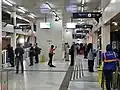 View of the platform area