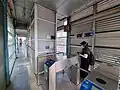 Turnstiles at the concourse