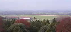The grass airfield at RAF Halton.