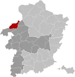 Location of Ham in Limburg