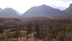Hamandeh is a village in Pol Beh Bala Rural District, Simakan District, Jahrom County, Fars province, Iran.