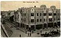 The 1909 expansion included replacing the Forss House and keeping the earlier Hamburger Börs. Photo from 1910.