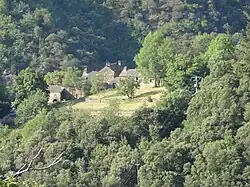 The hamlet of Viala, in Saint-Frézal-de-Ventalon