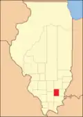 Hamilton County at the time of its creation in 1821