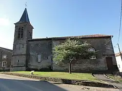 The church in Han-devant-Pierrepont