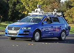 Image 19A robotic Volkswagen Passat shown at Stanford University is a driverless car. (from Car)