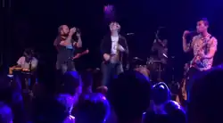 Hank Green and the Perfect Strangers performing in 2016