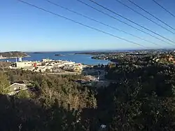 View from Tinnheia to Hannevika