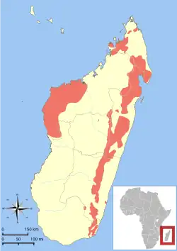 Map of range