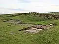 Archaeological excavation at the site of Hapton Tower.