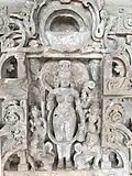 Carved stone sculptures of the Harshat Mata Temple