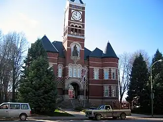 The Hardin County Courthouse in Eldora