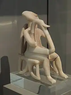 Male harp player from Keros
