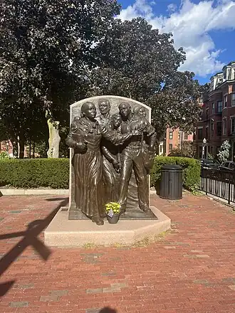 Image of Harriet Tubman Memorial in Boston, Massachusetts.