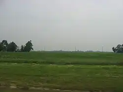 Fields in southwestern Harris Township