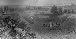 The Harrow on Hill railway cutting, 1838[14]