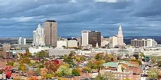 Downtown seen from the Connecticut River