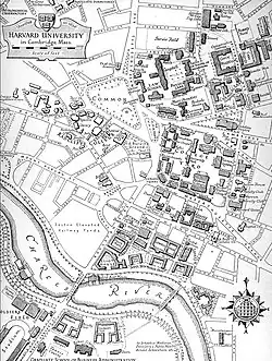 Harvard campus map