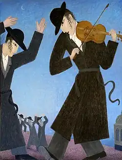 Chassidim, 100&nbsp;cm x 130&nbsp;cm, Öl, Leinwand, 2010