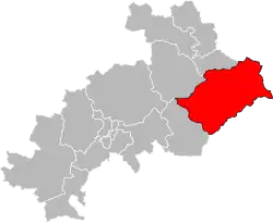 Location of Guillestre