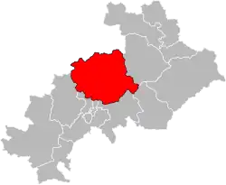 Location of Saint-Bonnet-en-Champsaur